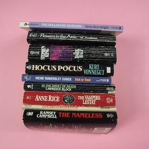 Choose One Or More! Horror Spooky Anne Rice Kurt Vonnegut Vintage Books