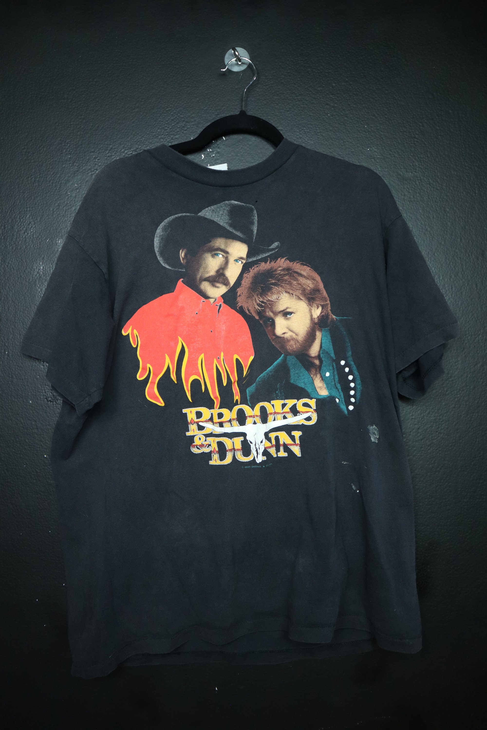 Brooks and Dunn Stampede Tour 1993 Vintage Tshirt