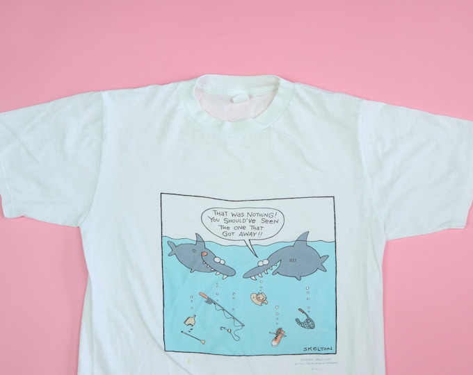 SHARKS you should've seen the one that got away 1990's vintage Tshirt