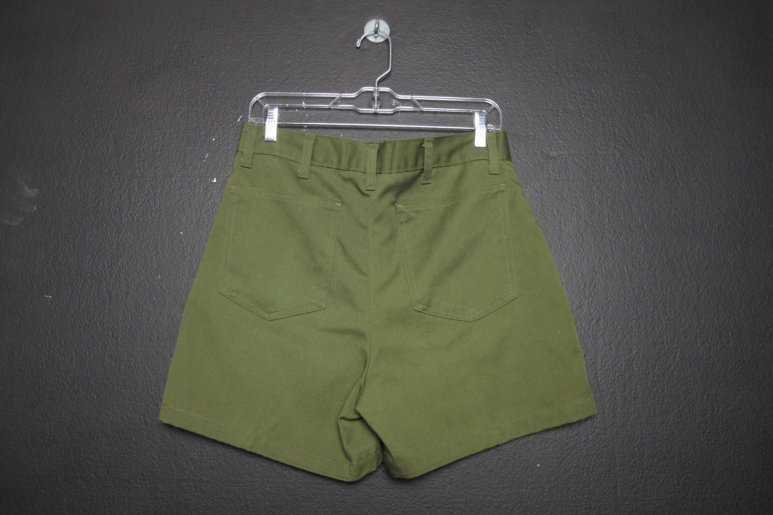 Vintage Boy Scouts Shorts in Army Green
