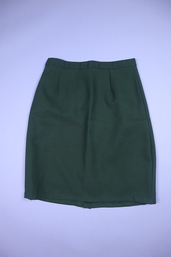 Dark Olive Green Patriot Army Vintage Skirt