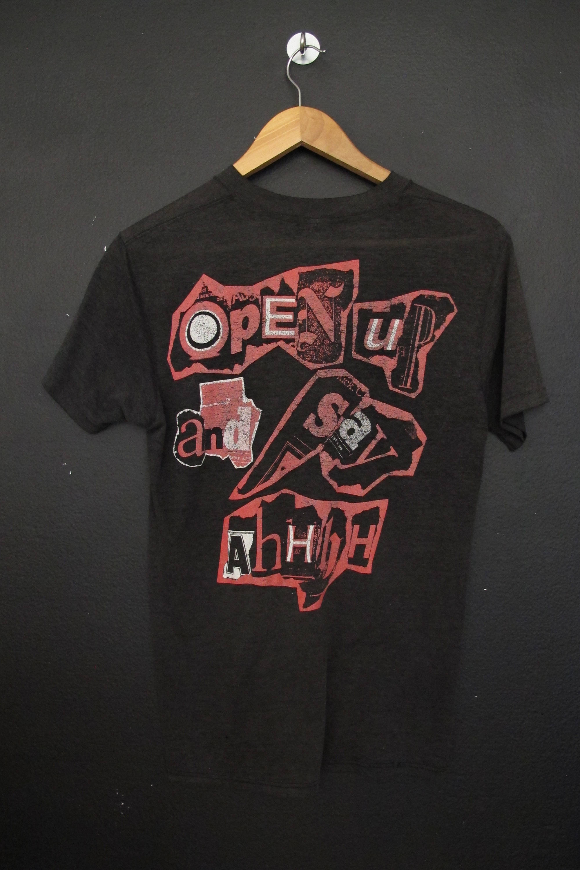 Poison Open Up and Say Ahhh Tour 1980's vintage Tshirt