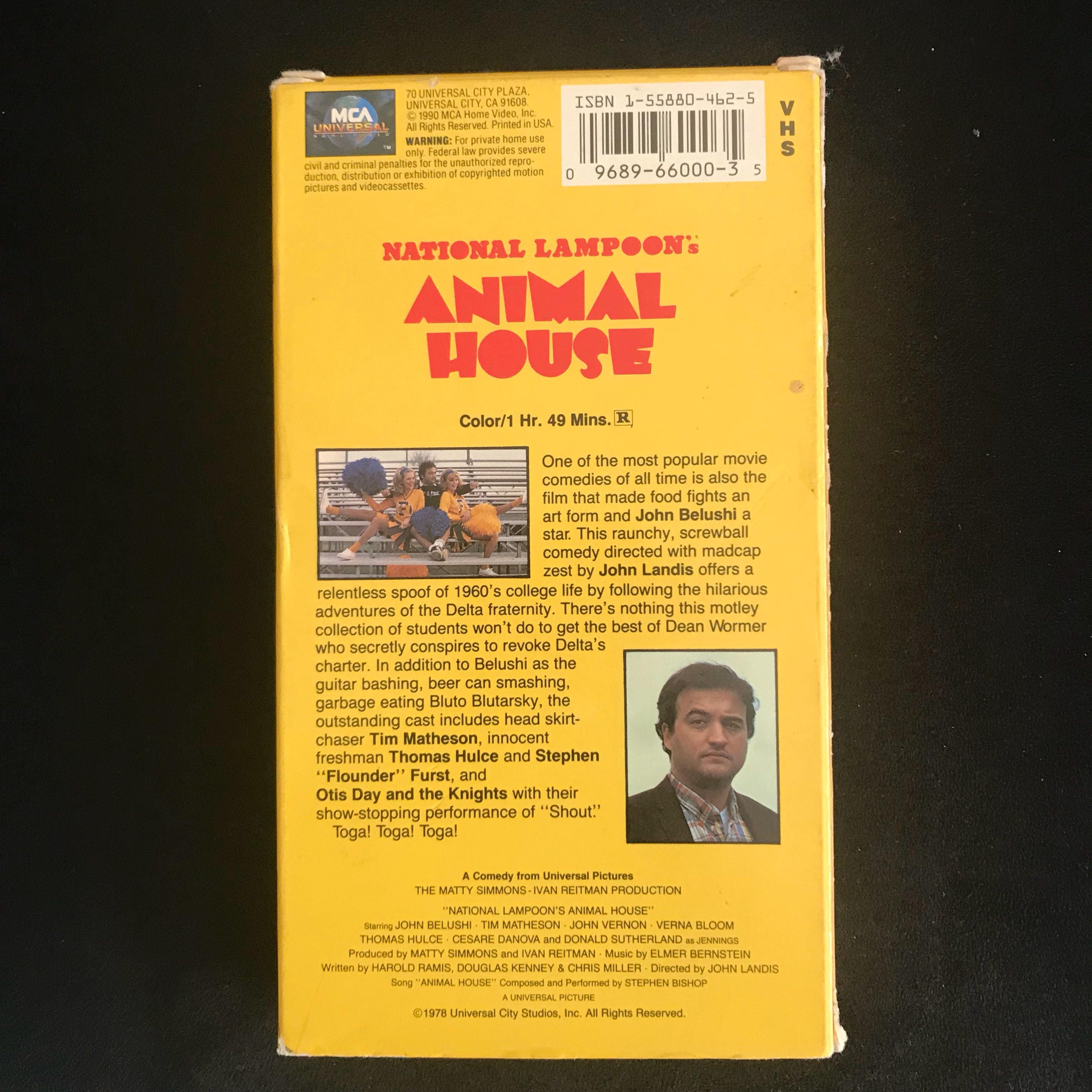 National Lampoon's Animal House 1978 Vintage Movie VHS
