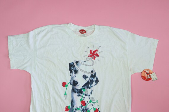 101 Dalmatians Christmas Disney 1990's Vintage Shi