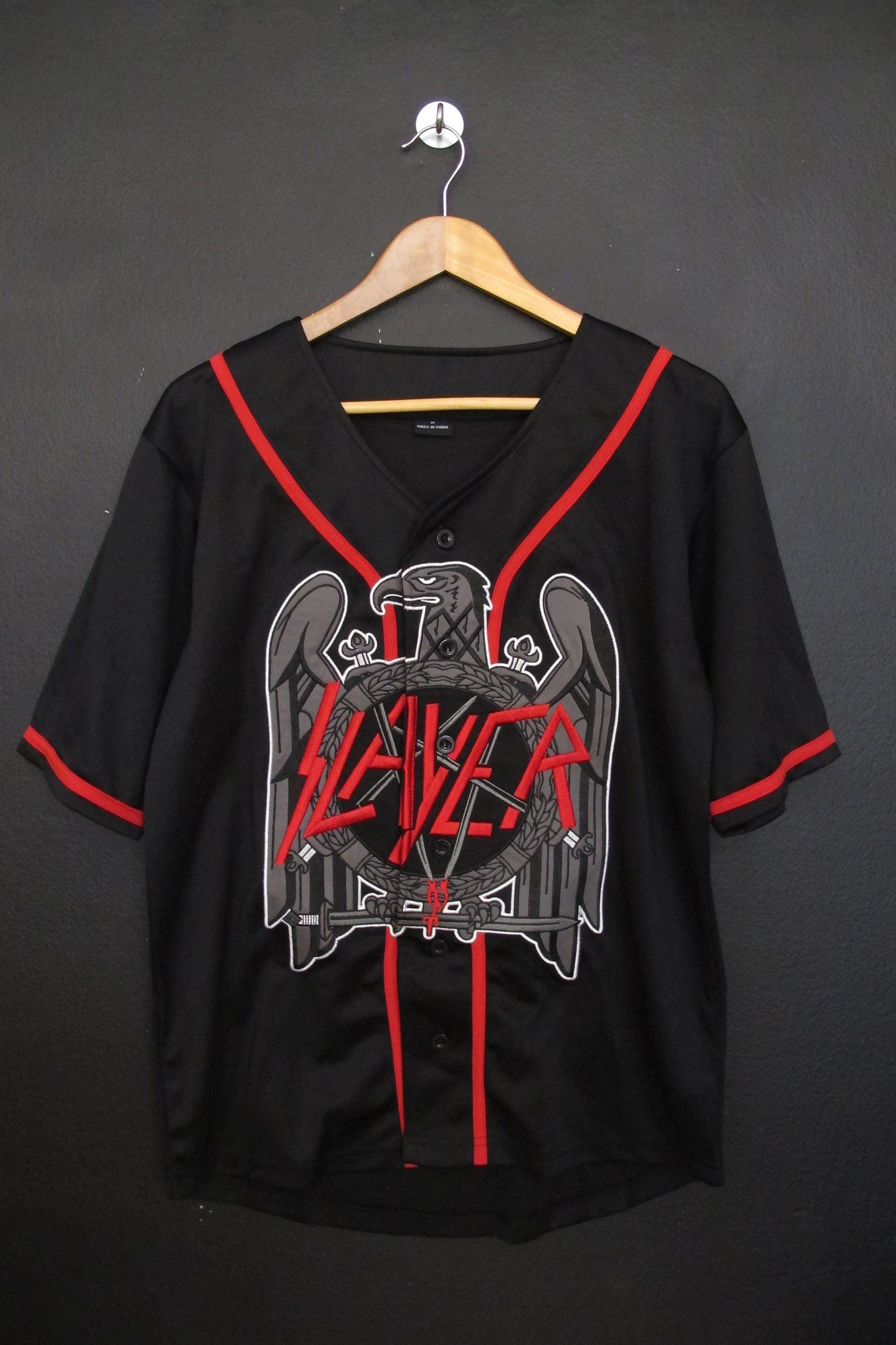 slayer baseball shirt