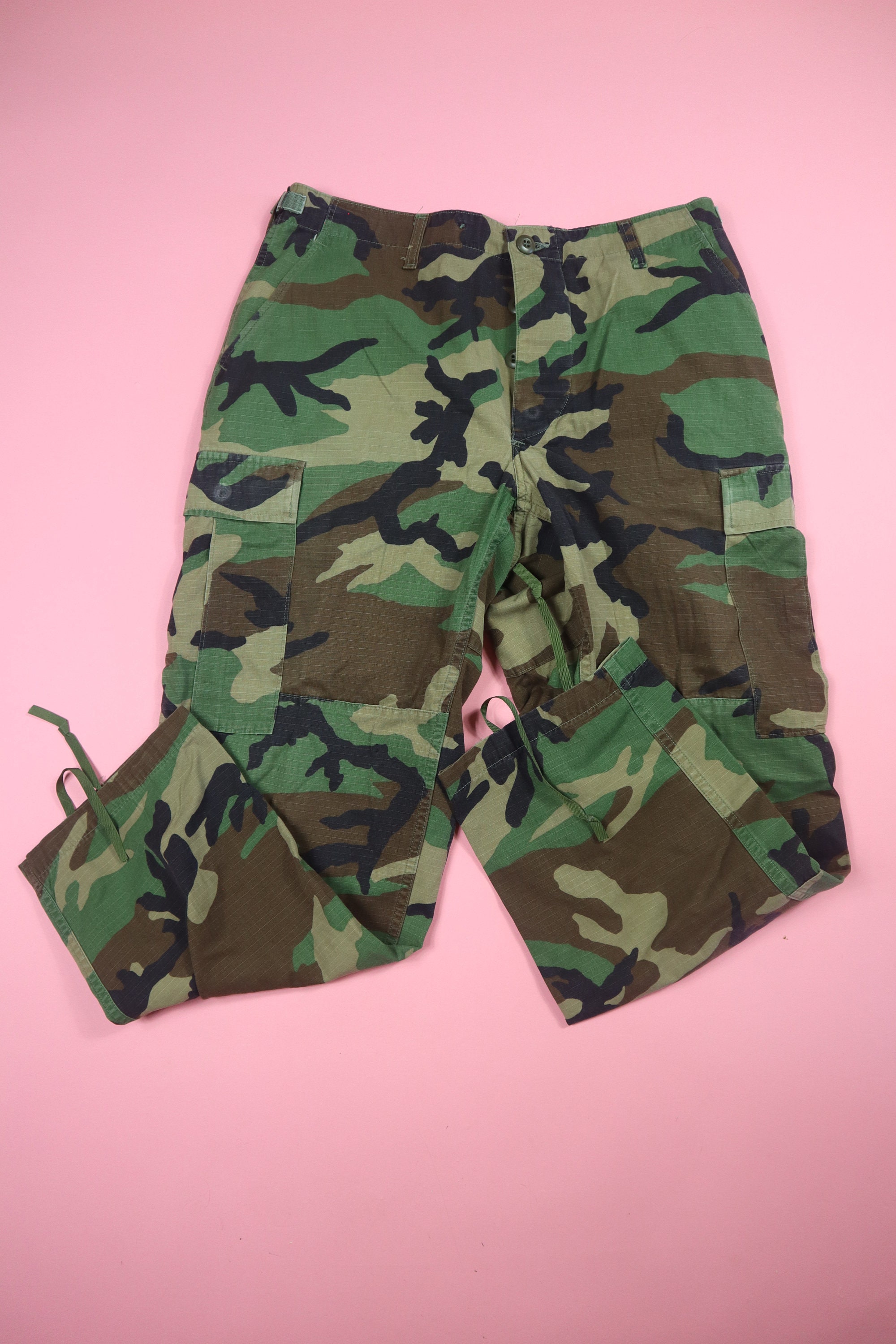 Camouflage Cargo 8415-01-390-8944 Vintage Army Pants