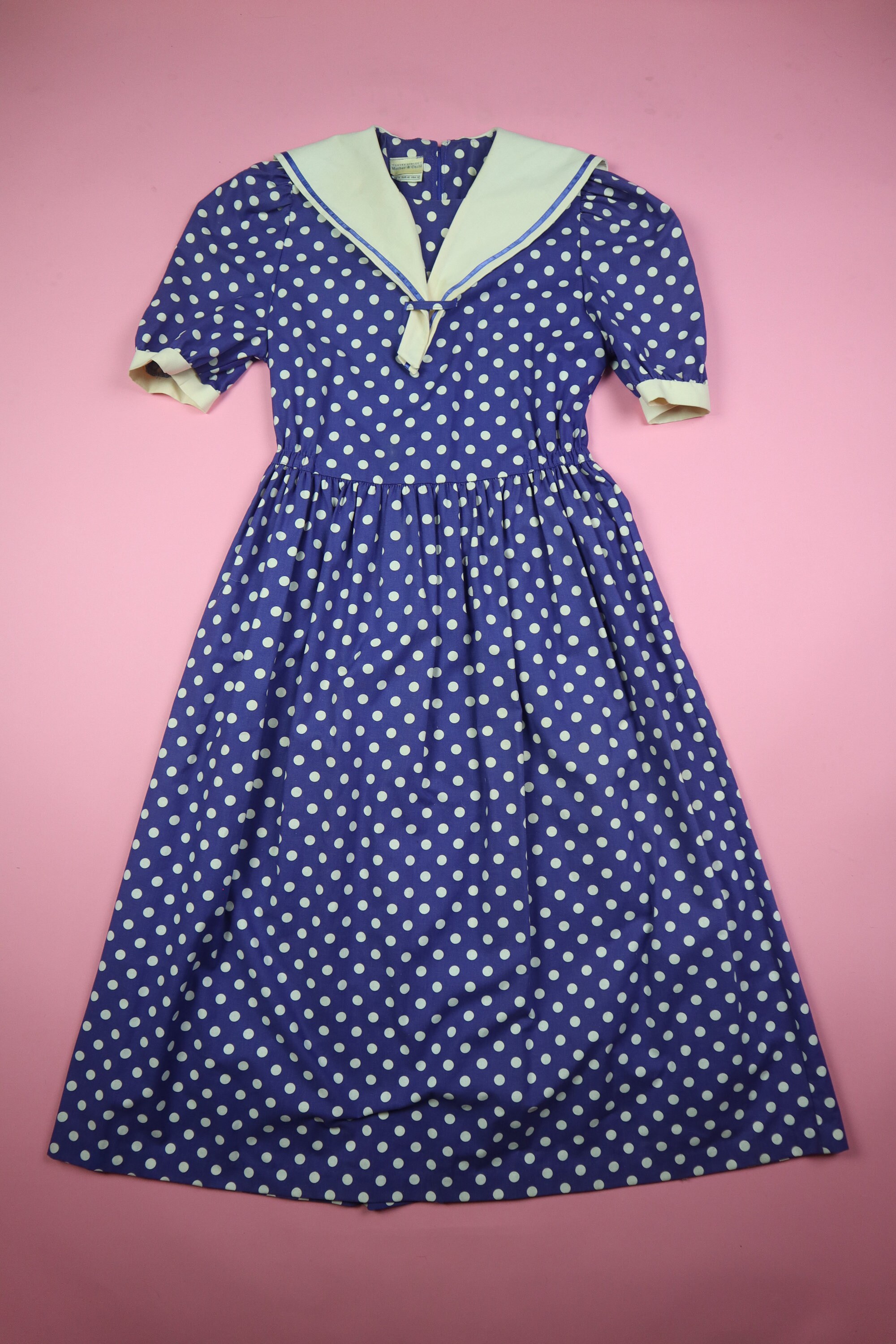 Laura Ashley 1980's Vintage Sailor Dress