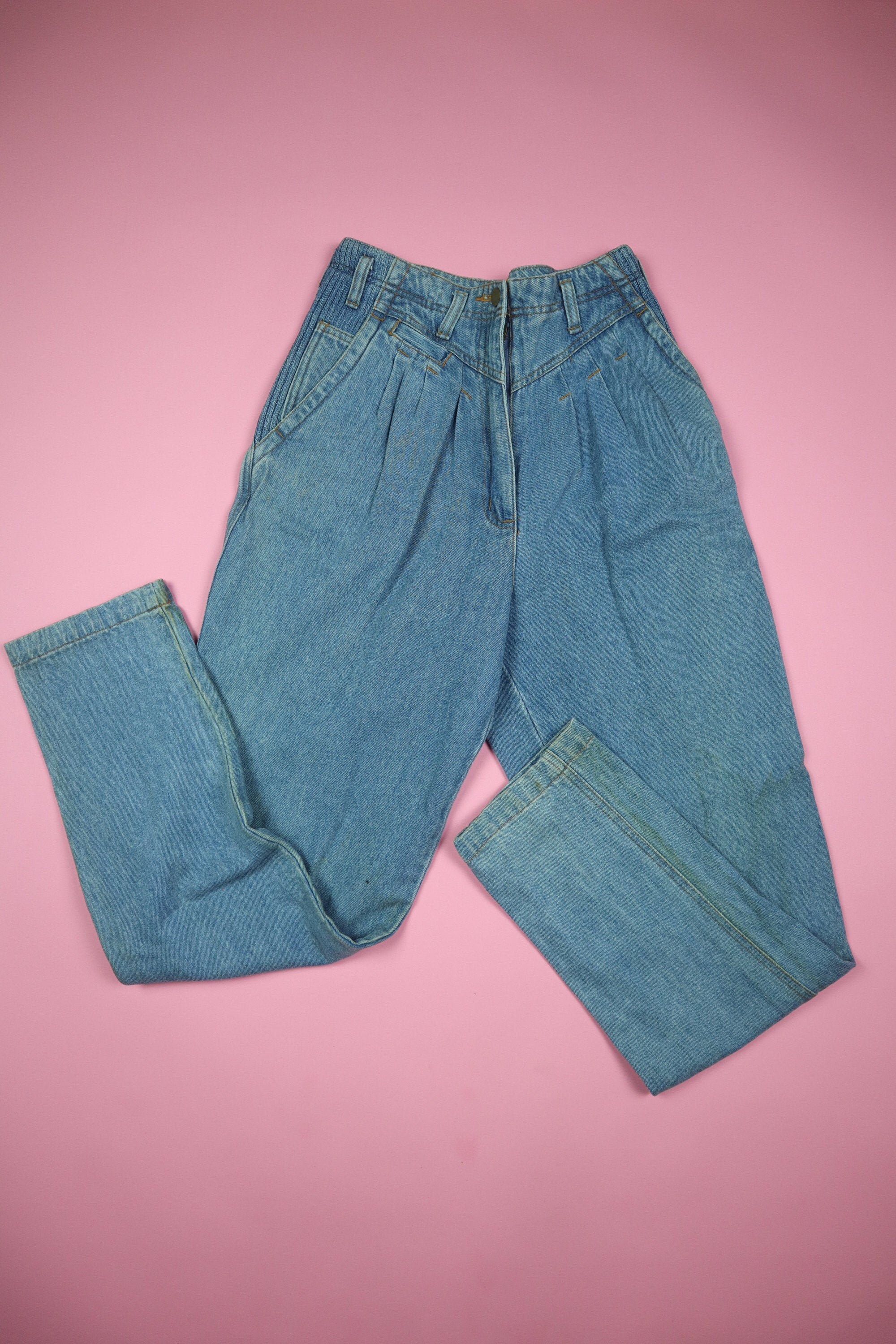 Together! Stretch Waist Mom Jeans 1990's Vintage Denim Pants