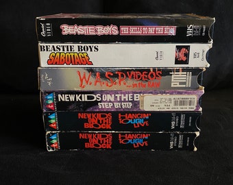 Choose One Or More! Music Videos Live Bands 1980&#39;s 1990&#39;s Vintage VHS