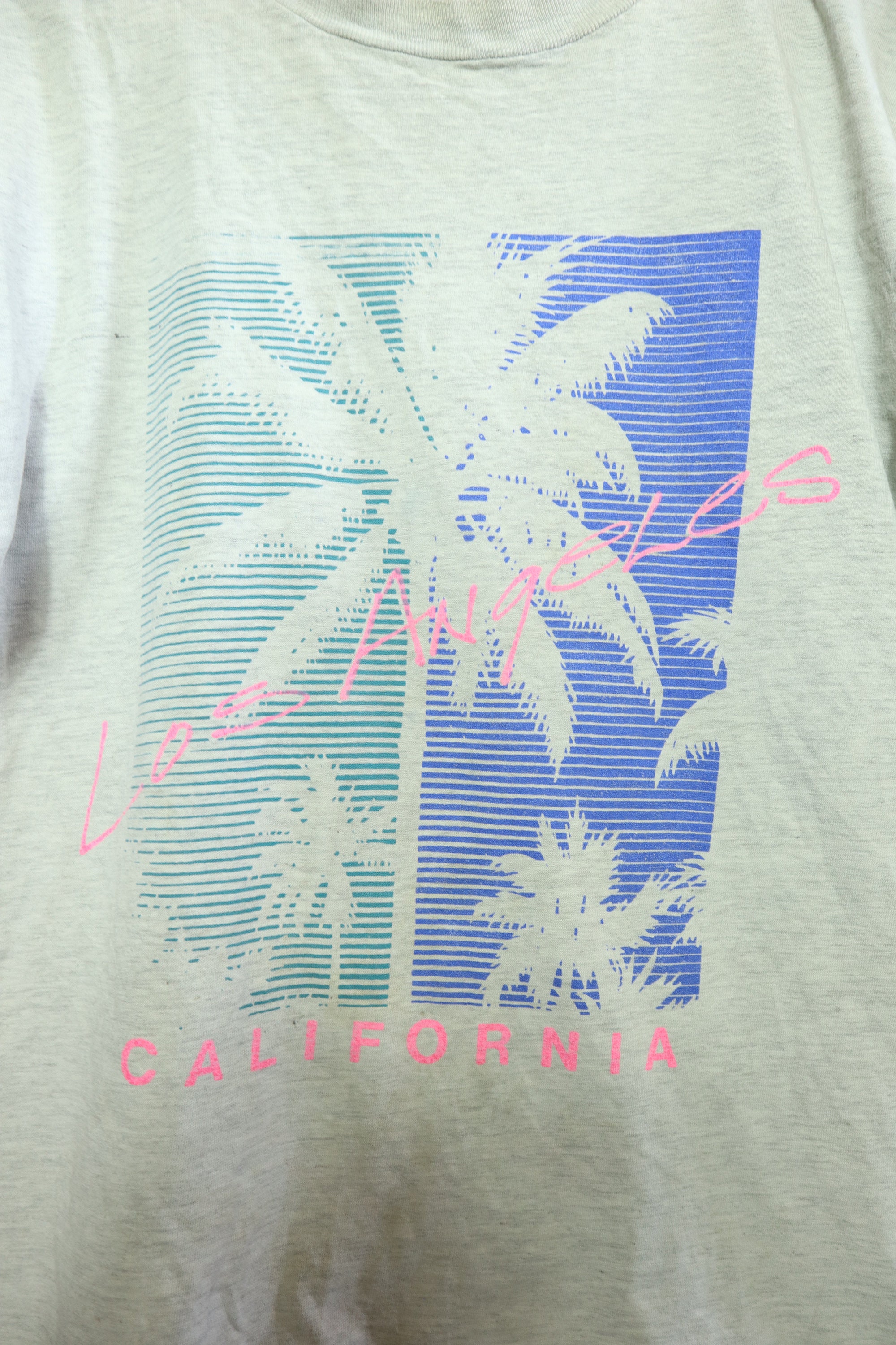 Los Angeles California palm tree 1990's vintage Tshirt