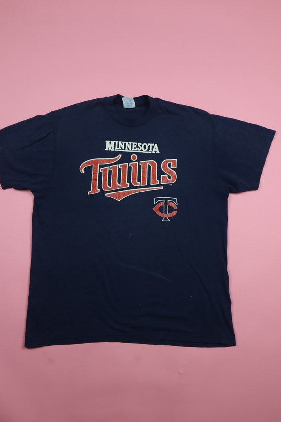 Vintage 90s Minnesota Twins MLB Baseball Jersey Tee Size XS/S 