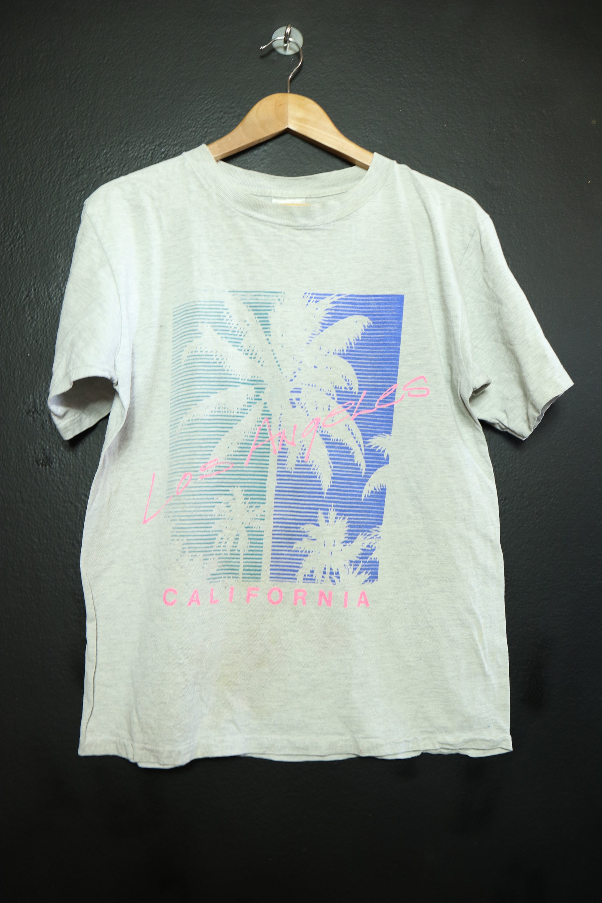 Los Angeles California palm tree 1990's vintage Tshirt
