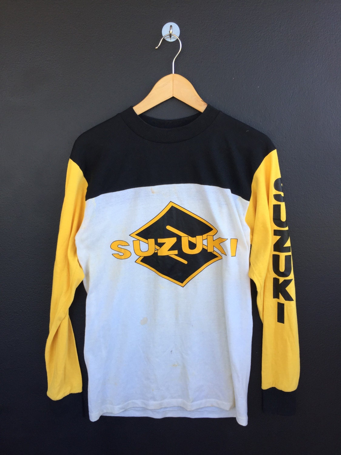 vintage suzuki motocross jersey