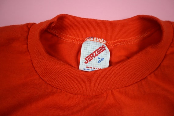 BOO Ghost Halloween Orange 1990s Vintage Tshirt - image 3