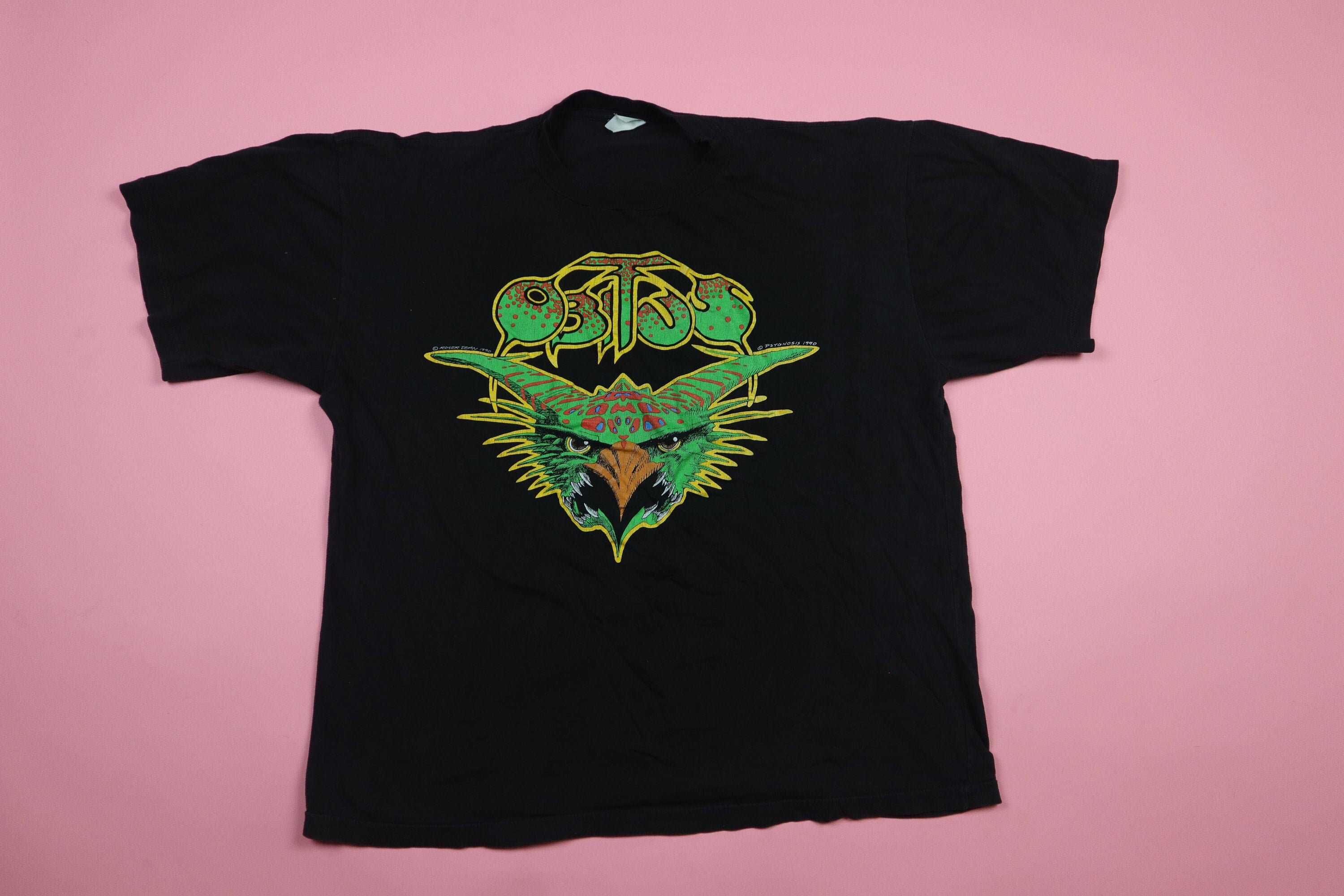 Obitus Roger Dean Psygnosis Video Game 1990 Vintage Tshirt