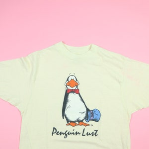 Penguin Lust Bloom County 1980s vintage Tshirt