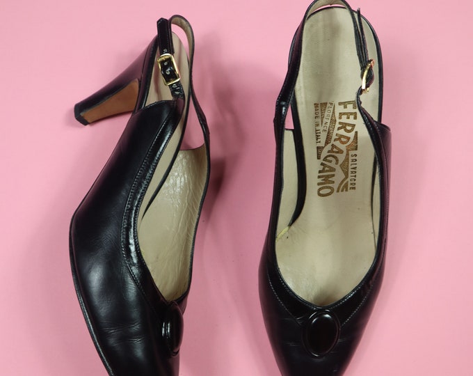 Ferragamo Made in Italy Vintage Heels