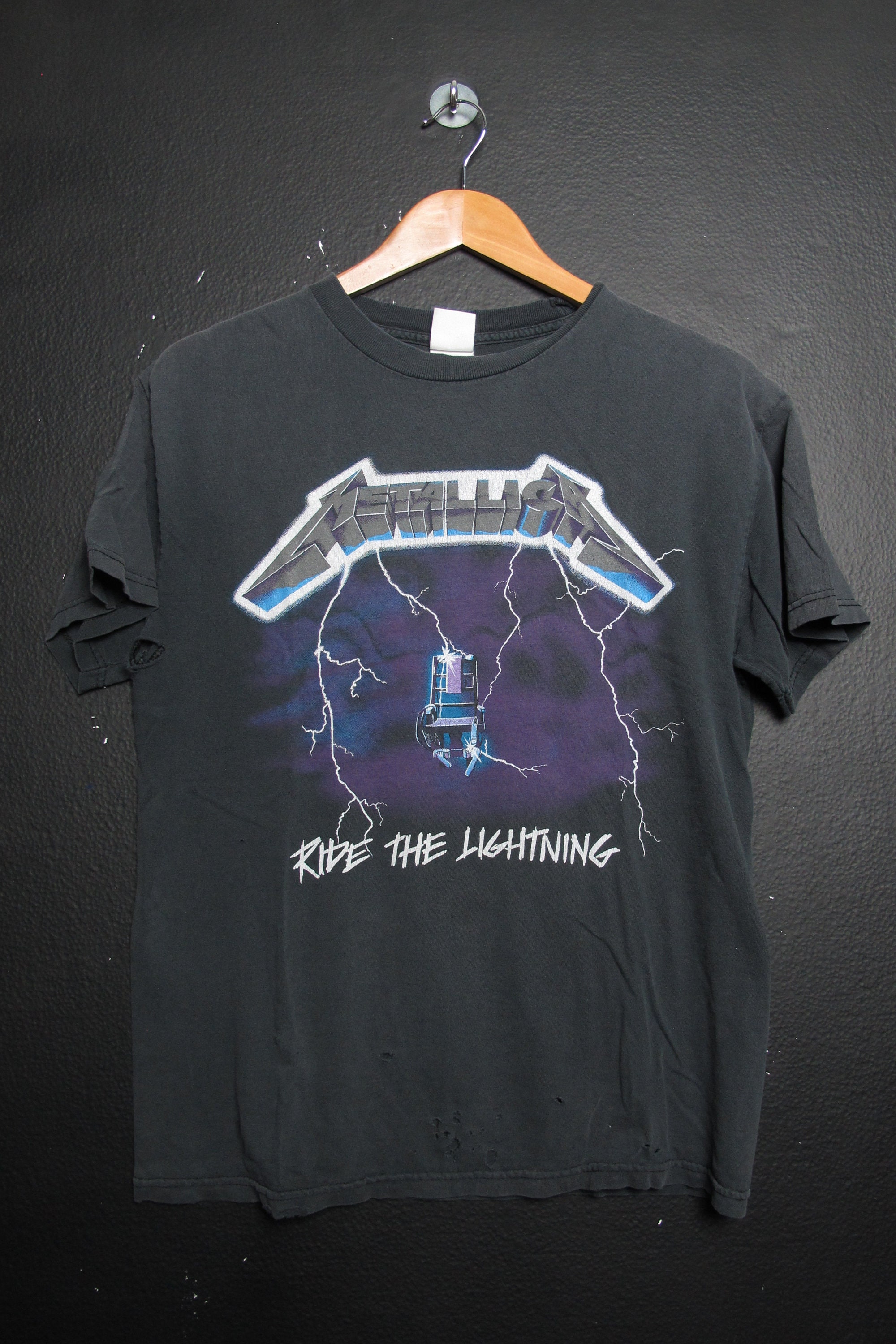 Metallica Ride the Lightning 1990 s vintage Tshirt