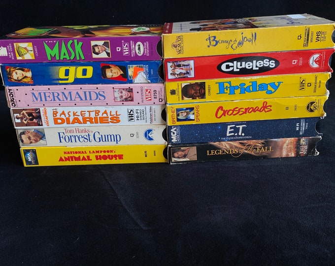 Choose One Or More! 1990's Vintage Movie VHS