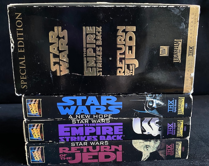 Choose One Or More! Star Wars Boxset 1990's Vintage Movie VHS