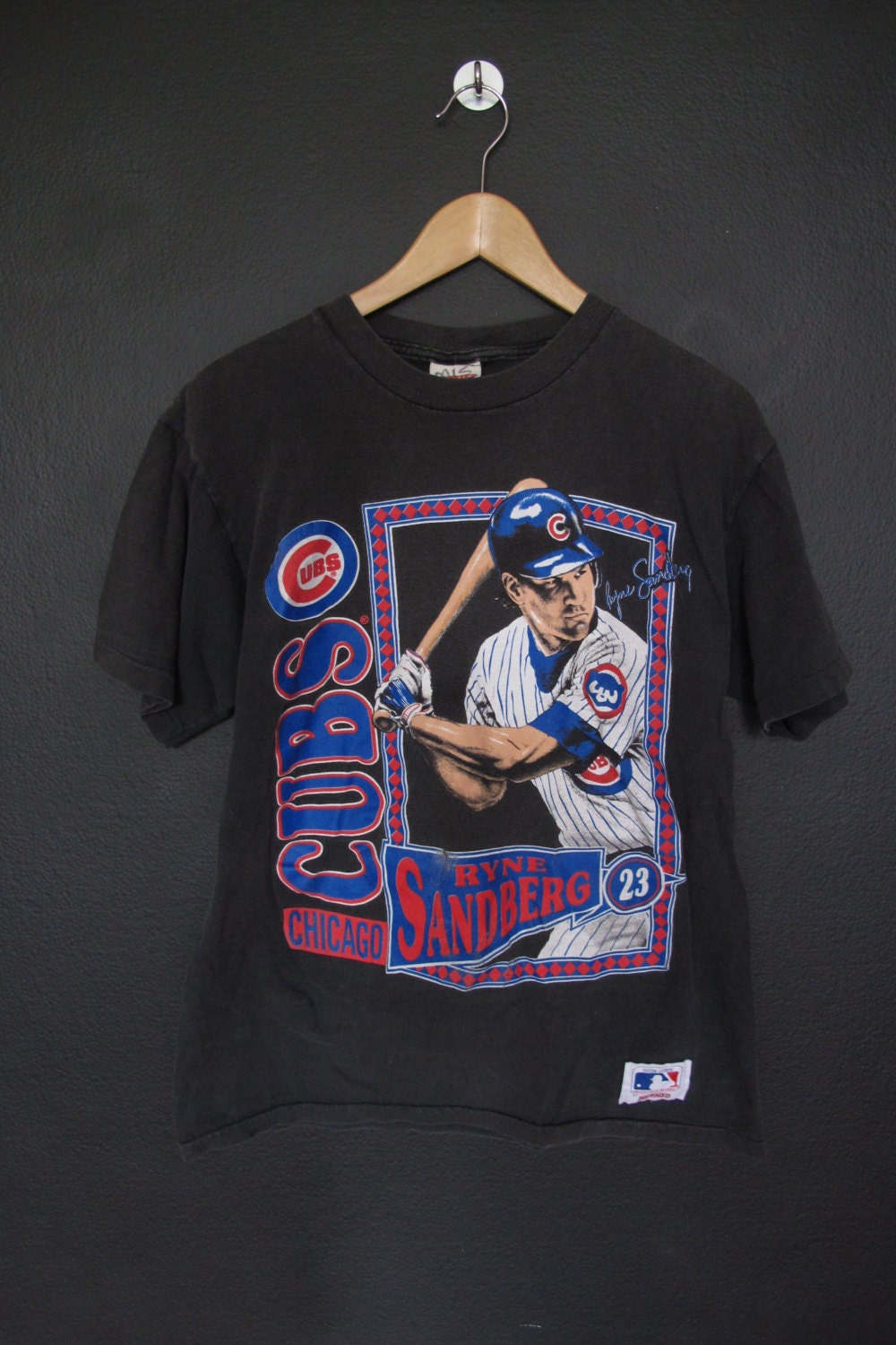 MLB Ryne Sandberg Chicago Cubs 1990 Vintage Tshirt