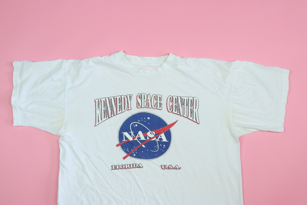 NASA Kennedy Space Center Florida 1990s Vintage Tshirt - Etsy
