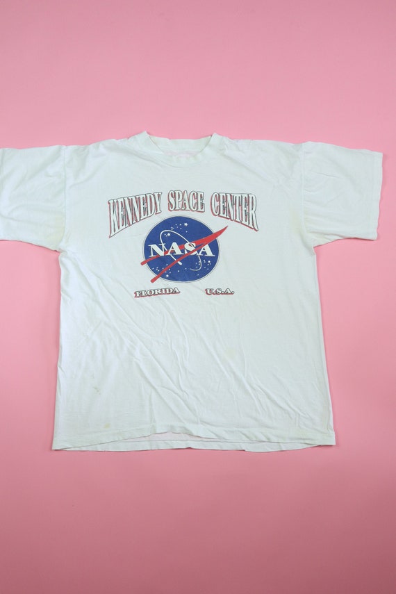 NASA Kennedy Space Center Florida 1990s Vintage Tshirt - Gem