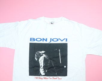 Bon Jovi I’ll Sleep When I’m Dead tournée 1993 vintage Tshirt