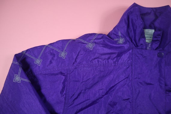 Purple Passports 1990's Vintage Nylon Jacket - image 4