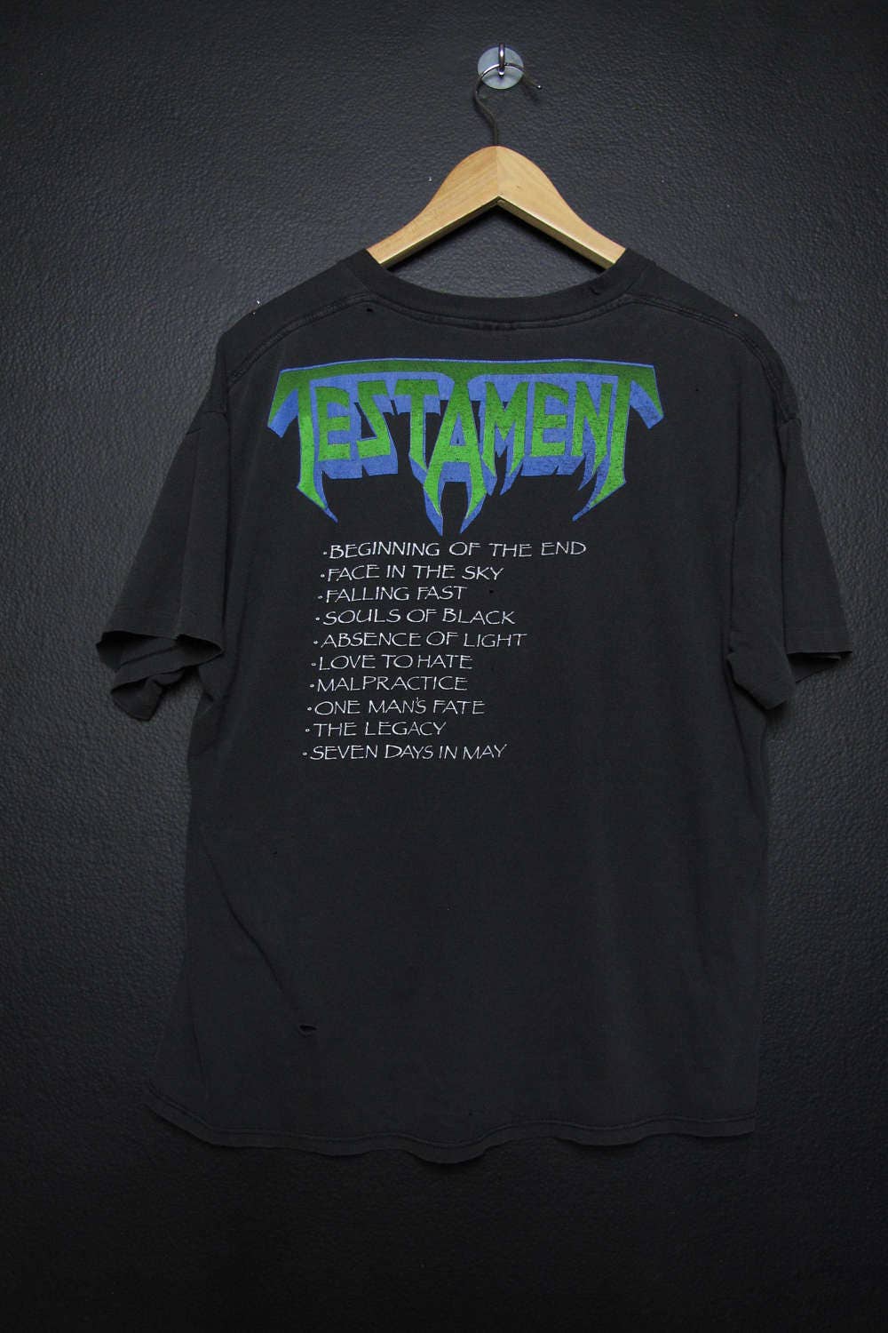 Testament Souls of Black 1990 Vintage Tshirt