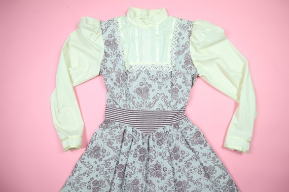 Gunne Sax Jessica McClintock 1980s Vintage Dress