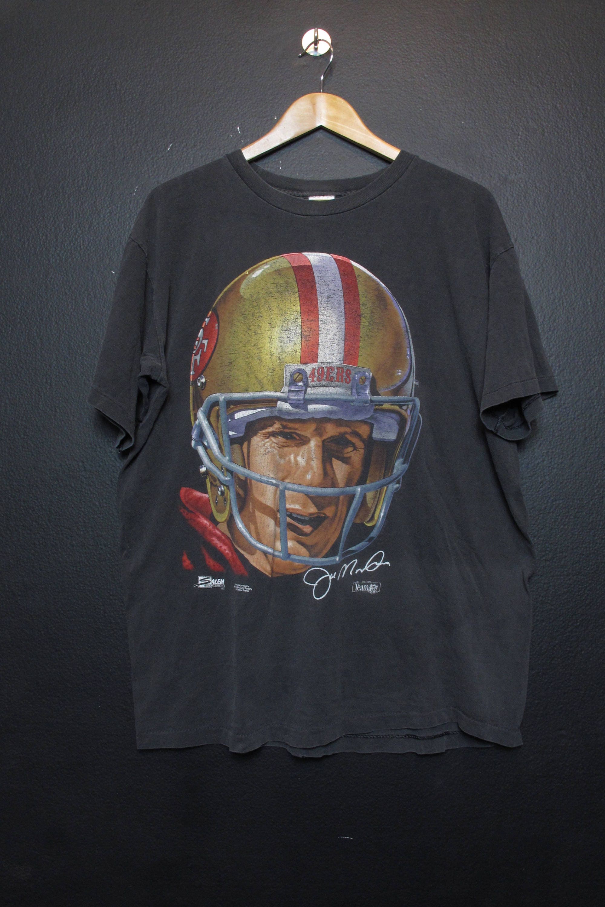 Joe Montana San Francisco Forty Niners 49ers 1991 Vintage Tshirt