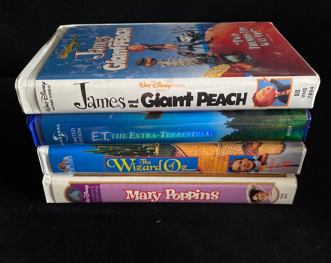 Choose One Or More! Disney 1990's Vintage Movie VHS