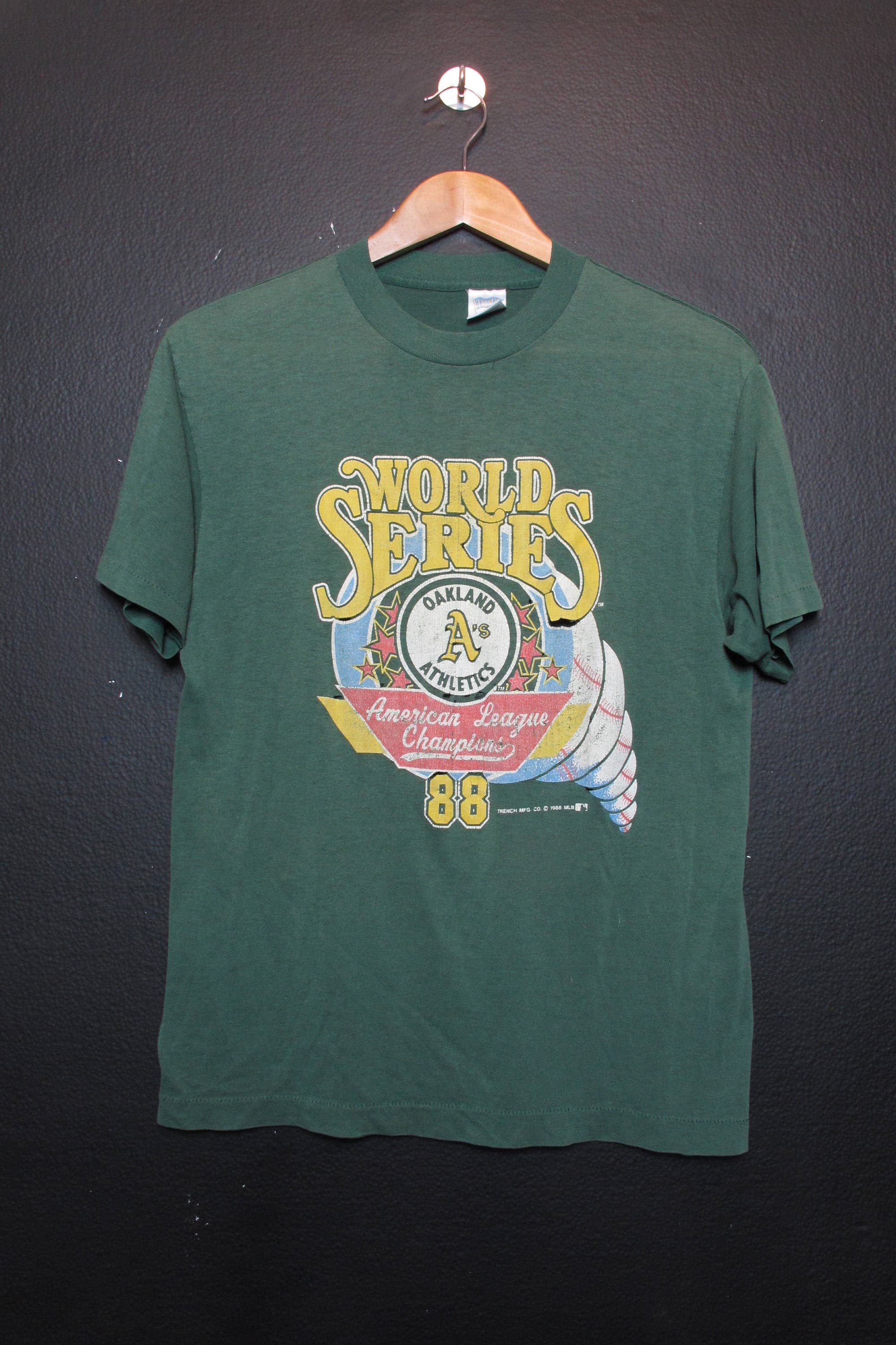 Vintage Oakland Athletics 1988 American League Champions T