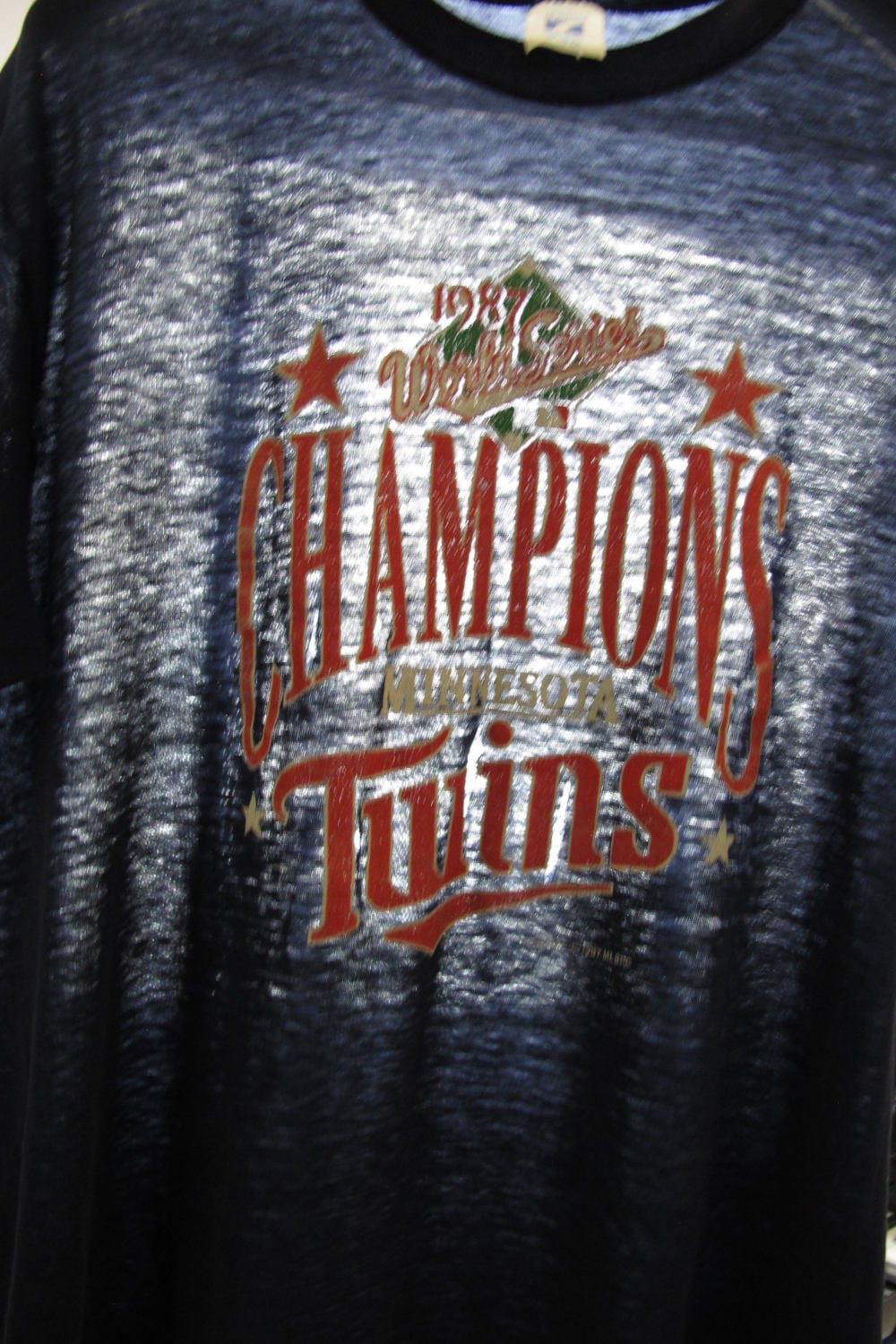 Vintage Minnesota Twins World Series Champs T-Shirt Size Large 1987 80 –  Throwback Vault