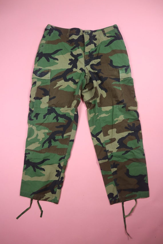 Camouflage Cargo 8415-01-390-8944 Vintage Army Pa… - image 3