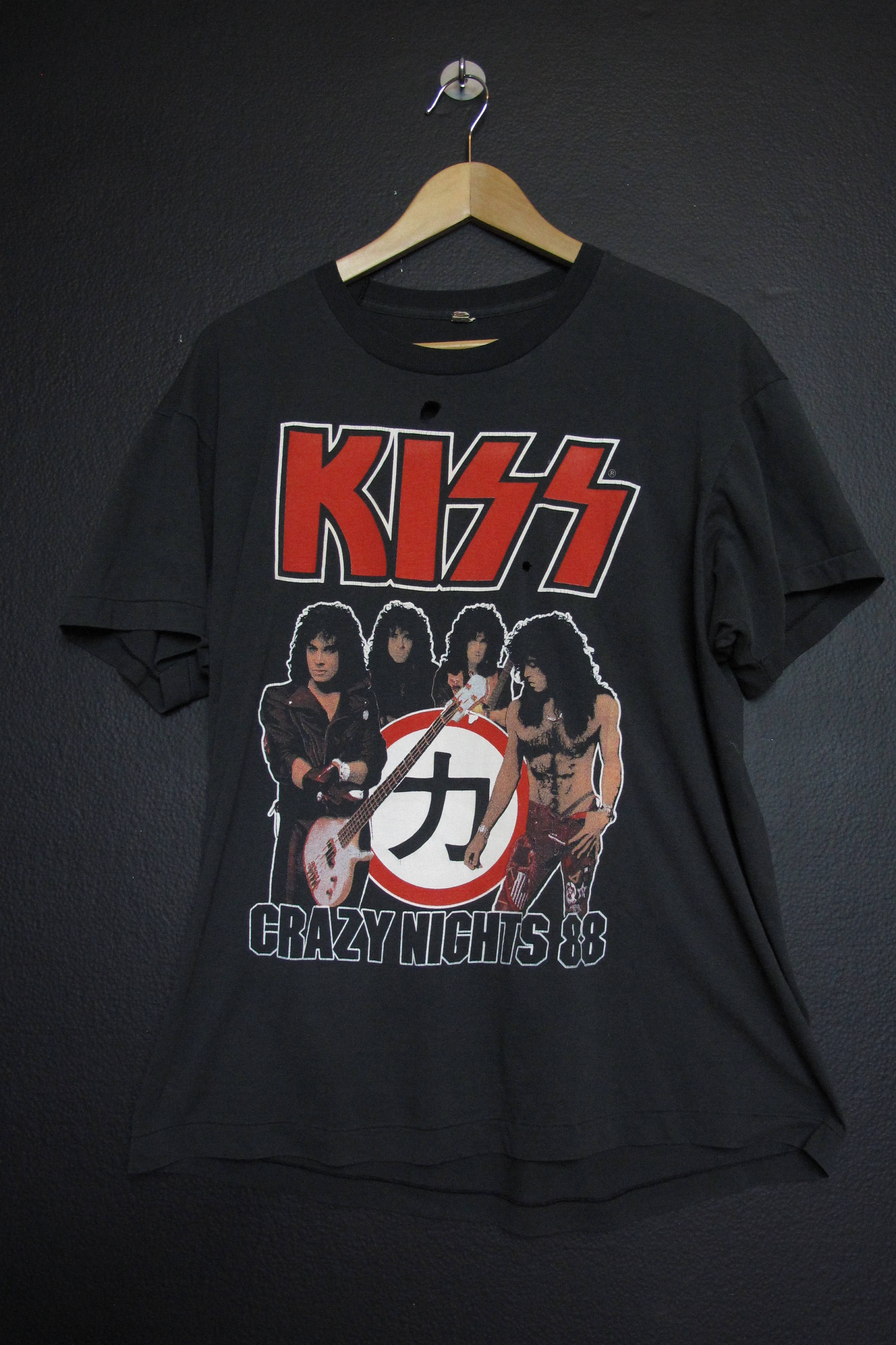 kiss crazy nights tour shirt