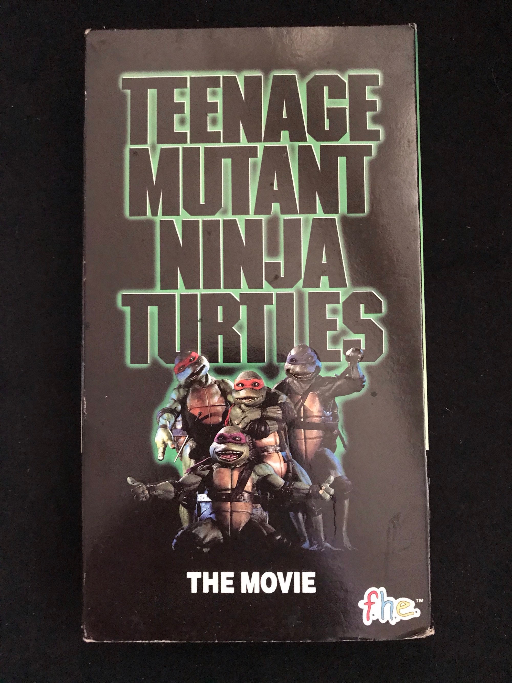 Teenage Mutant Ninja Turtle 1990's Vintage Movie VHS