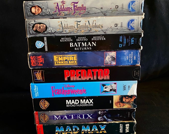 Choose One Or More! 1980's 1990's Vintage Movie VHS