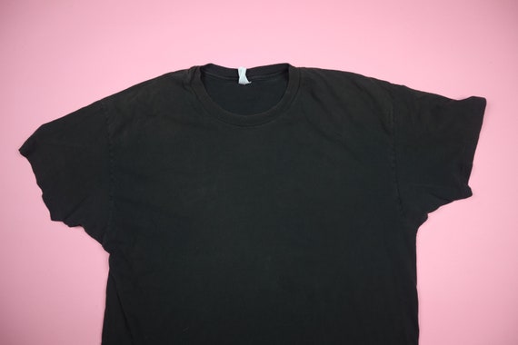 Blank Black Hanes 1980's Vintage Tshirt