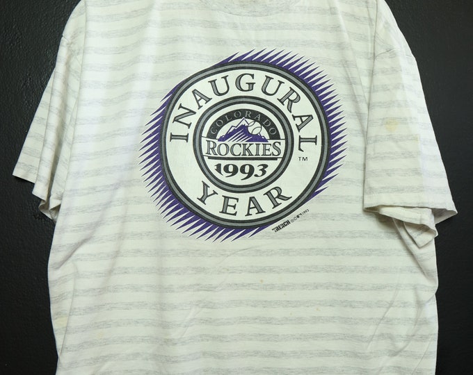 MLB Colorado Rockies Inaugural Year 1993 vintage Tshirt