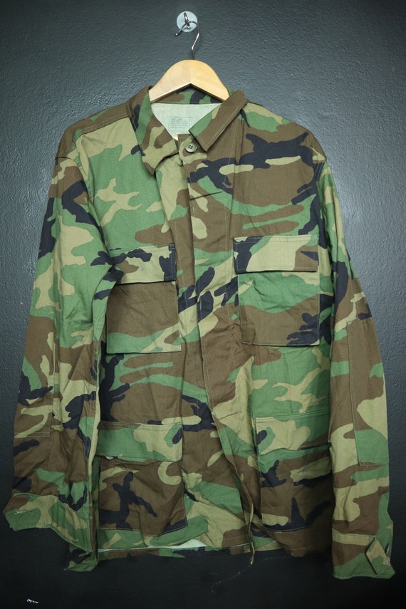Vintage Camouflage Army Jacket