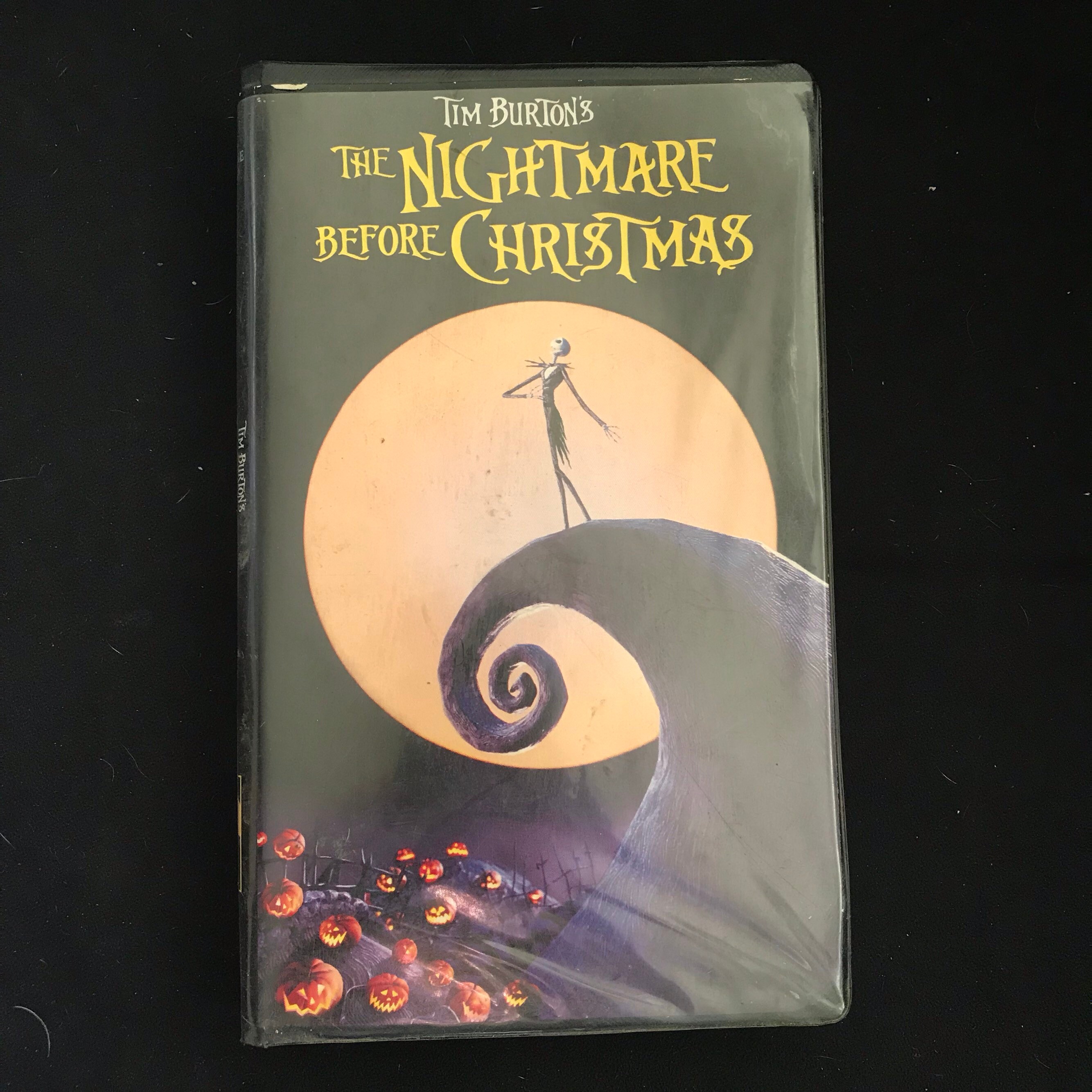 Nightmare Before Christmas Tim Burton 1990's Vintage Movie VHS