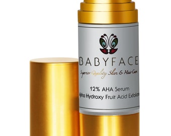 Babyface 12% AHA Alpha Hydroxy Acid Glycolic Exfoliating Serum