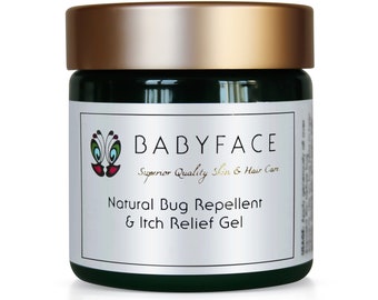 Babyface Deet Free, Organic, Natural Bug Repellent and Itch Relief, Bug Bites, Tick, Mosquito