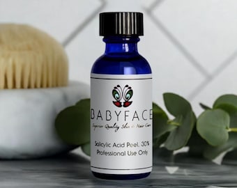 Peeling chimique à 30 % d'acide salicylique Babyface, acné, points noirs, peau à tendance acnéique, 1,2 oz