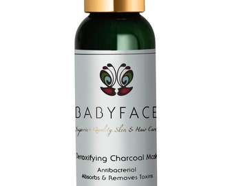 Babyface Acne Relief Hydrating Charcoal Mask, Acne, Blackheads, Large Pores, Pore Minimizer, 2 oz.