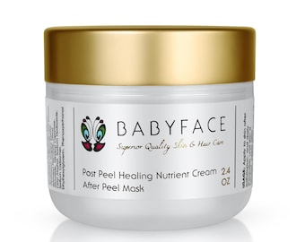 Babyface Post Peel Exfoliation Healing Nutrient Cream & Mask, 2.4 oz.