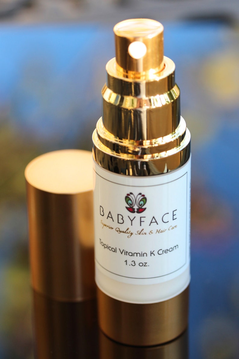 Babyface Vitamin K Cream Redness Bruising Dark Circles Etsy