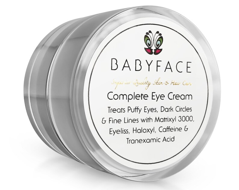Babyface Complete Eye Cream Puffiness Bags Wrinkles Etsy